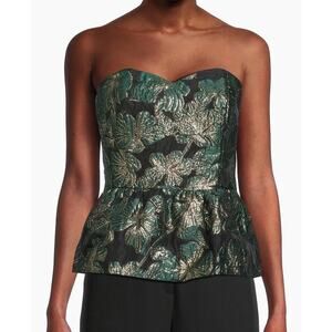 Lilly Pulitzer Stephanie Brocade Sweetheart Bustier Top Size 6
